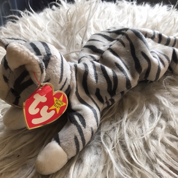 BEANIE BABY 3 Cats Prance, Pounce, & Snip Vintage Collectible Plush Toy Bundle - Picture 9 of 14